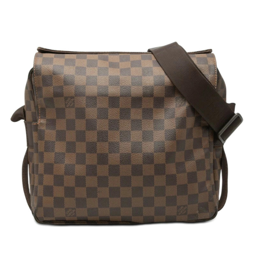 Louis Vuitton Damier Naviglio Shoulder Bag Brown